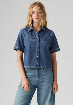 Levi's 001SL-0001 Rinoa Camp Shirt blau schwarz