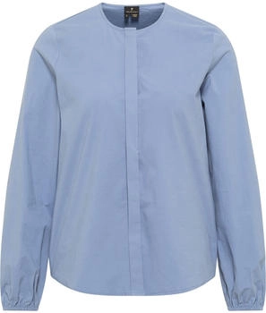 DreiMaster Klassik Bluse hellblau