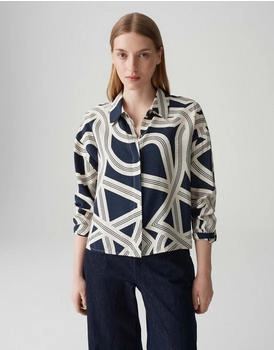 Opus Printbluse Famena lane blau