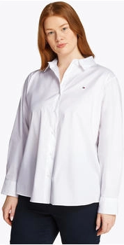 Tommy Hilfiger Hemd Poplin Regular Fit weiß