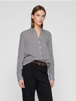 Vila Bluse 'Rosa' navy weiss