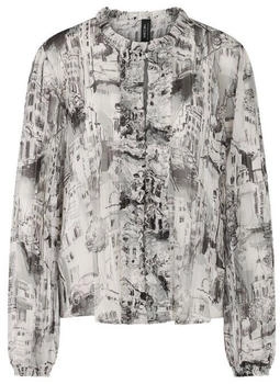 Marc Cain Blusenshirt Muster grau