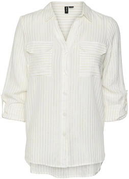 Vero Moda Bluse 'VMBUMPY' gold weiß