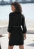 Lascana Longbluse gekreppte Ware schwarz