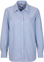 Tommy Hilfiger Hemd WW0WW46111 Blau Relaxed Fit Damen