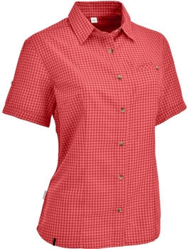 Maul Sport Sandnes XT Bluse kariert coral