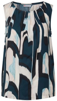 Street One Blusentop 'LTD QR' blau schwarz