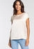 Laura Scott Shirtbluse satin jersey creme