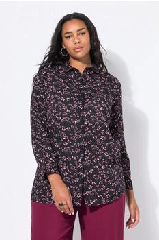Studio Untold hemdbluse boxy shape flower-alloverprint