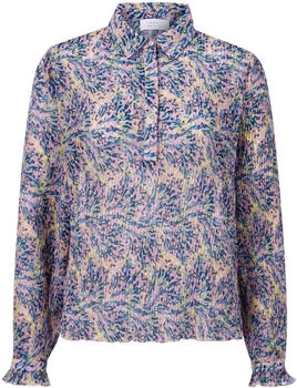 Rich & Royal printed plissee Bluse rose quartz