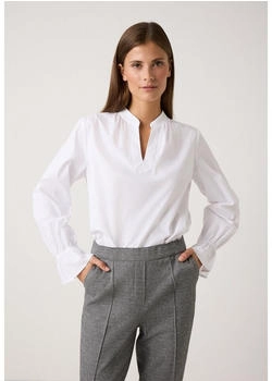 More & More Baumwoll Stretch Bluse weiß
