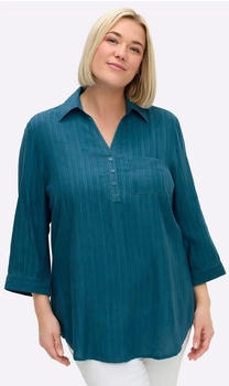 Sheego Schlupfbluse blau topas 98426430-40