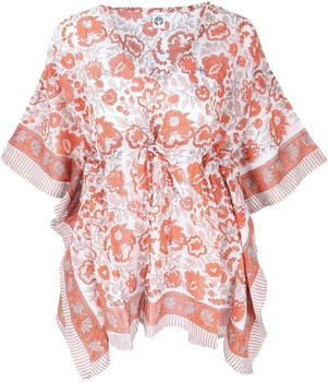 Guru-Shop poncho bluse blockdruck