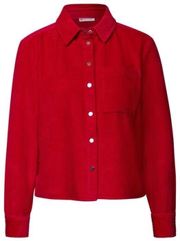 Street One cord hemdbluse racing rot