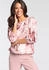 Laura Scott Druckbluse Blumen-Print grün flieder