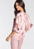 Laura Scott Druckbluse Blumen-Print grün flieder