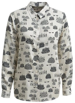 Milano Italy Shirt Bluse Arm creme Druck