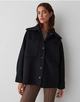 Opus Regular Overshirt Josia schwarz
