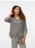 Vero Moda VMBUMPY L S SHIRT NEW WVN GA NOOS braun schneeweiss