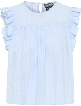 DreiMaster Damen Bluse hellblau