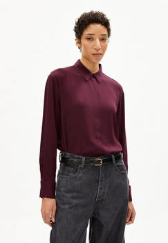 armedangels Longsleeve LENZING ECOVERO Viskose rot