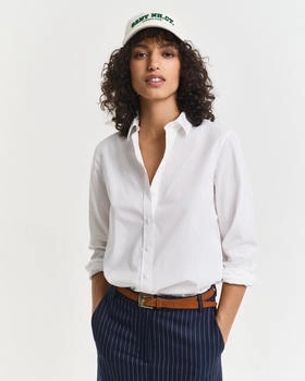 GANT Regular Fit Classic Popeline Bluse