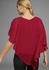 Laura Scott Chiffonbluse für festliche Anlässe rot