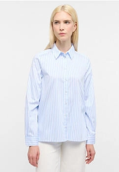 Eterna Bluse Satingewebe hellblau