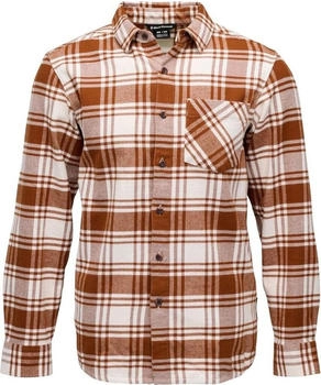 Black Diamond Project Flannel Shirt Clay-off Weiß kariert