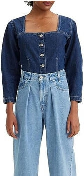 Levi's Milo Denim Blouse Top Do It blau