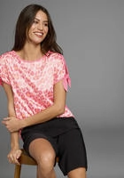 Laura Scott Shirtbluse mit Leoparden-Druck & Bindeband