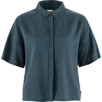 Fjällräven Övik Hemp Camp Bluse blau