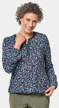 GOLDNER Damen Bluse blau taubenblau lila