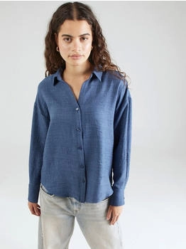 Vero Moda Bluse 'VMMelaney Queeny' dunkelblau
