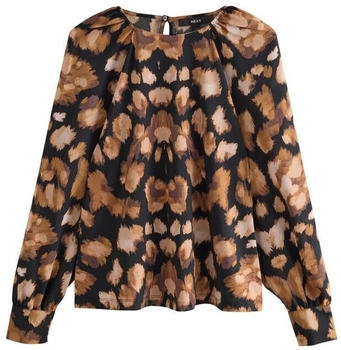 Next Fashion Bluse camel braun mokka schwarz