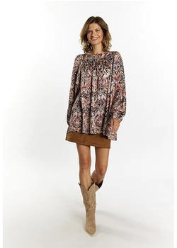 Usha Bluse hellbraun