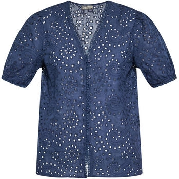 DreiMaster Bluse Vintage dunkelblau