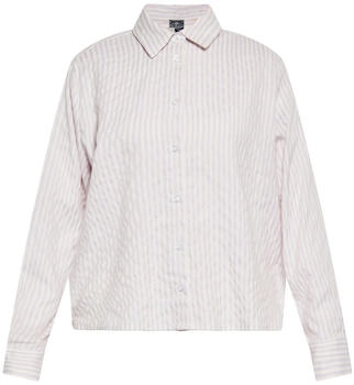 DreiMaster Damen Bluse helllila weiß