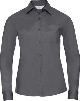 Russell Langarm Bluse BC1026 convoy grau