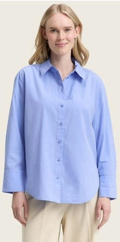 Tom Tailor Hemdbluse Manschetten dremy blue