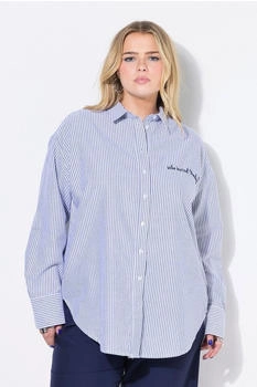 Studio Untold Hemdbluse oversize Streifen Stickerei