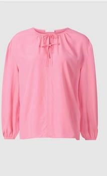 Rich & Royal Bluse Schnurdetails recyceltes lollipop rosa