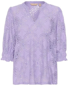 Culture Langarmbluse CUolu purple rose