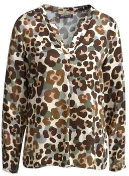 Smith&Soul Rüschenbluse choco print