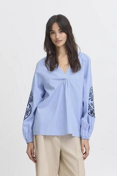 B.Young BYHemma Bluse (20813845) hellblau/schwarz/weiß