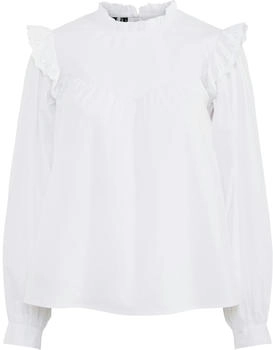 Pieces Vela Blusenshirt (17154748) weiß