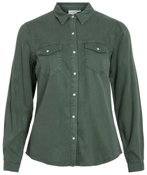 Vila Vibista Denim Hemd/su-noos (14033008) duck green