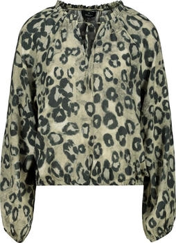 Monari Bluse mit Leomuster bamboo gemustert