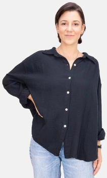 Seasons of April Susi Bluse Oversized (SM-SUSI-SWAR) schwarz
