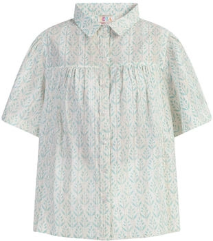 IZIA Classic Bluse hellblau/offwhite